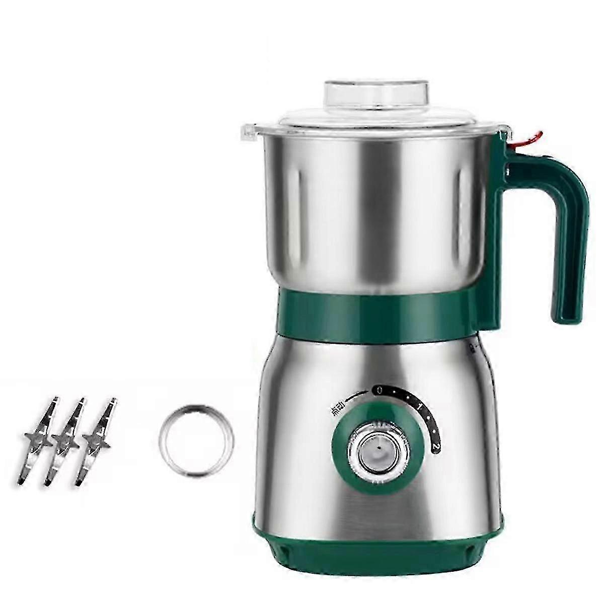 Electric blade grinder for spices and coffee beans