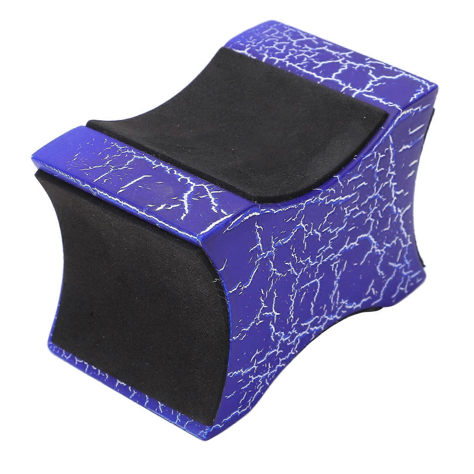 Guitar Neck Rest Blue Mahogany 2 Heights Non Slip String Instrument Luthier Tool for Music Lovers