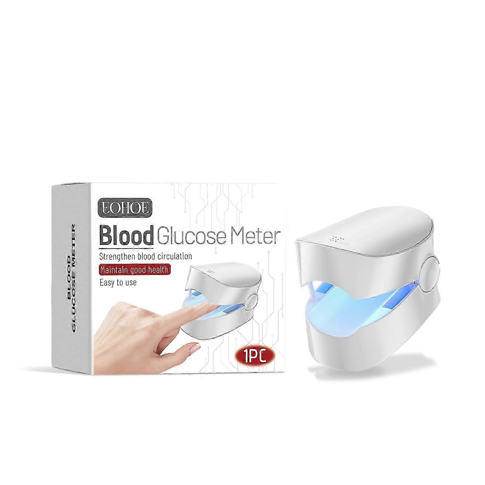 Lecteur de glycémie rechargeable et portable pour personnes âgées, simple d'utilisation, pour une gestion simple des ongles et du sucre