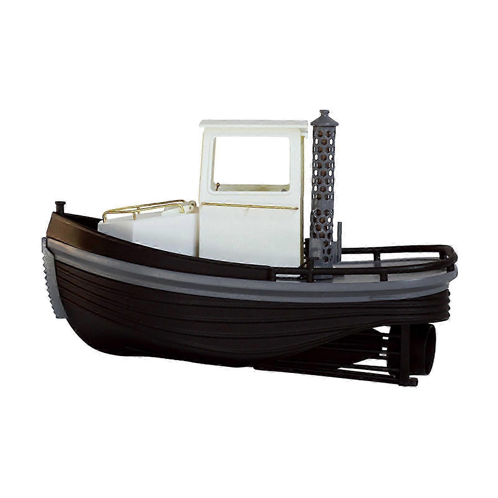 1:18 Scale Harbor Micro Mini Coal Tug Boat 180mm 7" RC Ship Model Kit