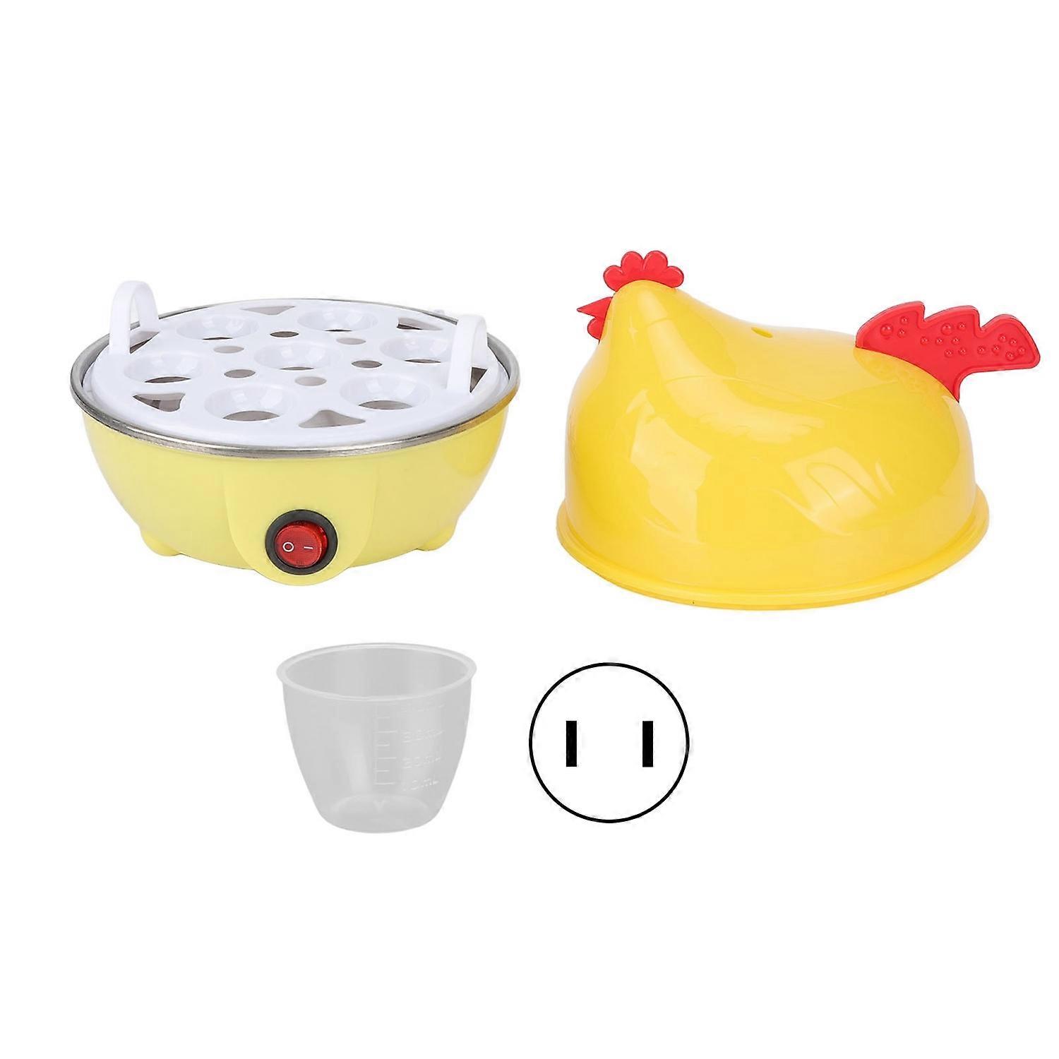 Electric Egg Cooker Multifunction Chicken Shape Rapid Egg Boiler 7 Egg Capacity Automatic Shut Off M