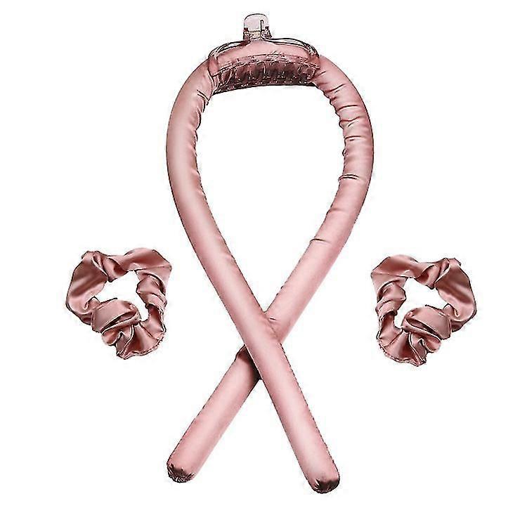 Varilla de rizado sin calor Diadema-rosa