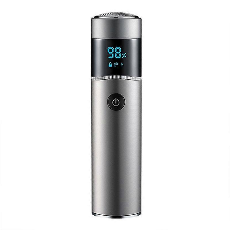 S-1090 8D Portable LED Digital Display Round Electric Shaver
