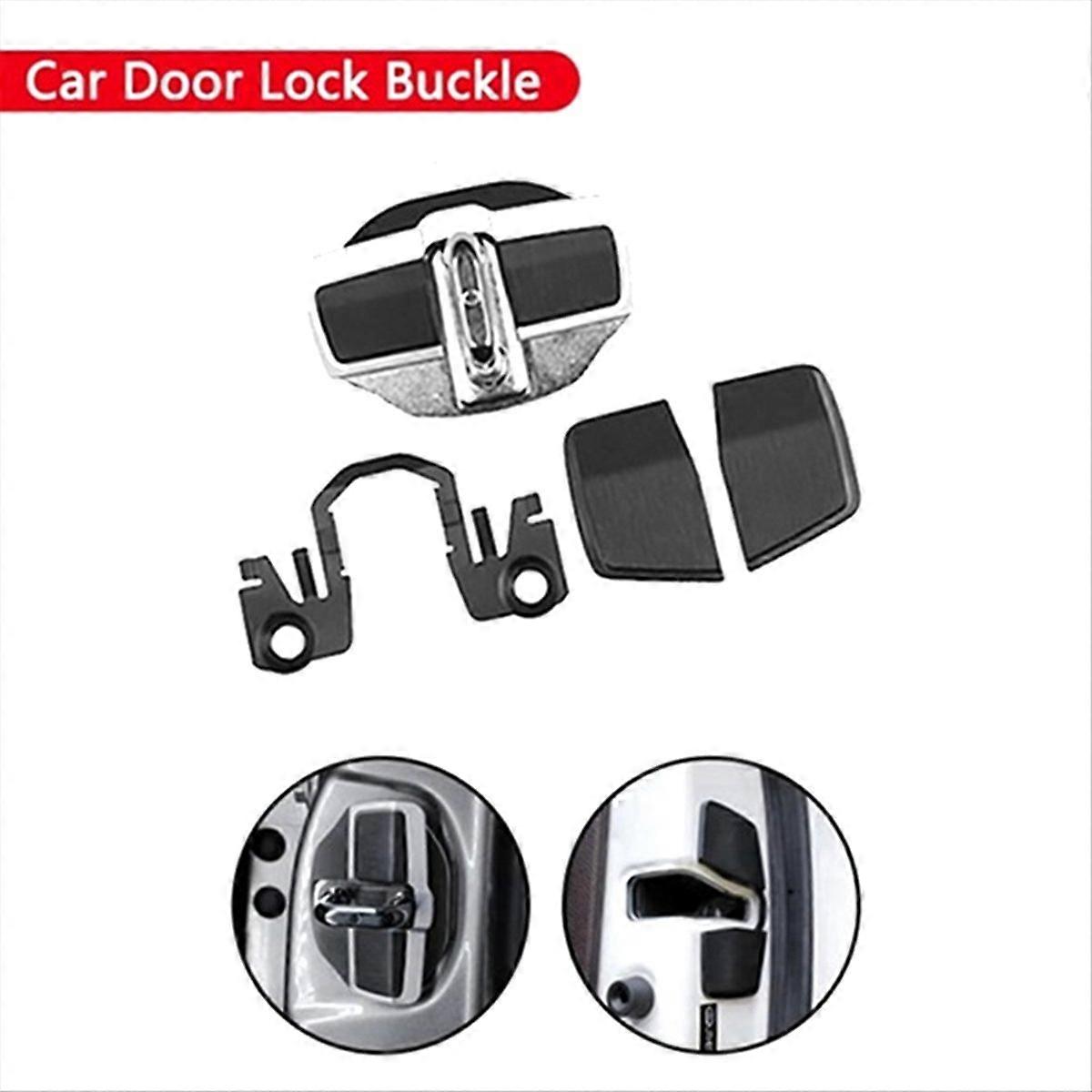2Set Car Door Lock Buckle Stabilizer Protector for 