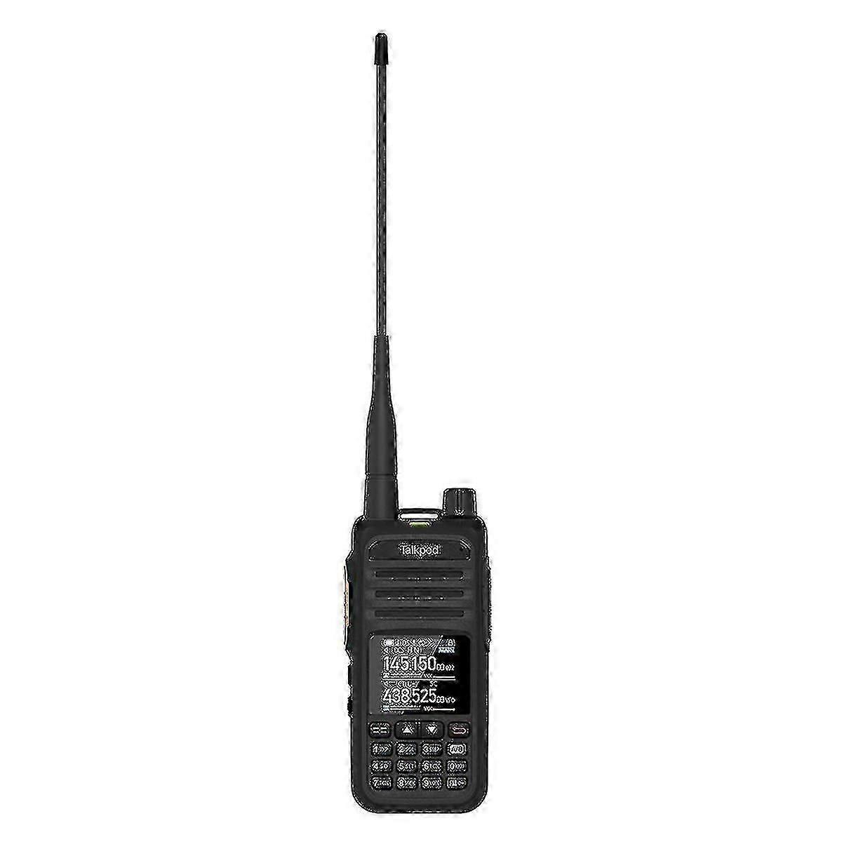 Portable Multi-Band Two-Way Radio Transceiver with LCD Display, UHF/VHF/AM/FM Walkie Talkie for Outdoor Communication