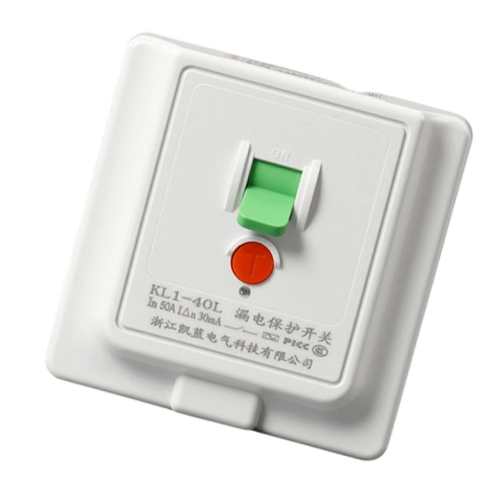 40A Electrical Safety Switches With Leakage Detection Air Conditioner Leakage Special Protector Enduring Energy Saving Multicolor