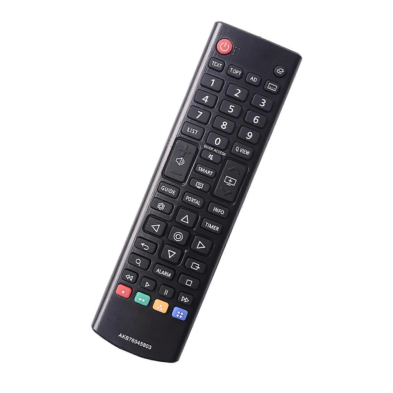 Replacement Remote AKB76045803 For Digital TVs Easy Setups Ergonomic Keys Long Lasting Build Multicolor