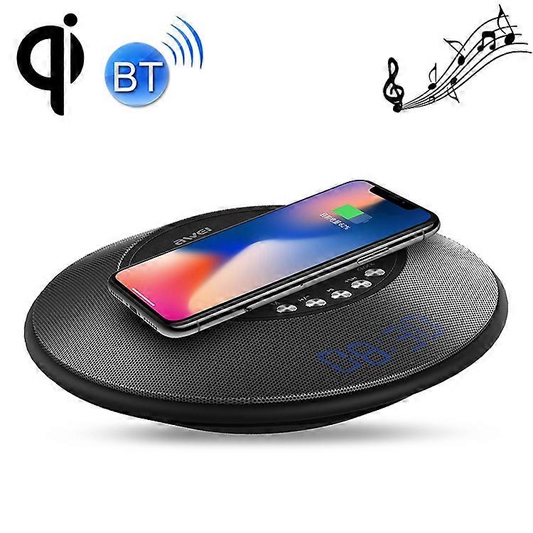 awei Y290 5W Fast Wireless Charger with Bluetooth Speaker