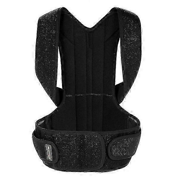 2022 In Posture Corrector Back Posture Brace Clavicle Support Stop Slouching And Hunching Adjustable Back Trainer Unisex-black（XXL，Black）