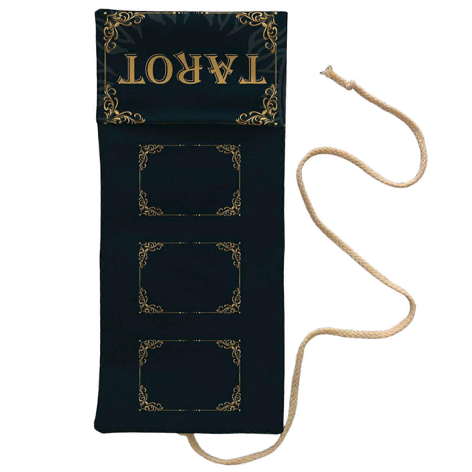 Rolls Up Tarots Bag Game Card Storage Pouches Table Divinations Card Organizers Game Card Bag Foldable Card Sleeve Multicolor