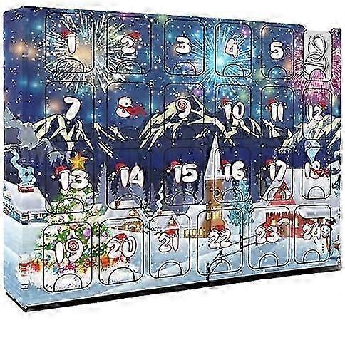 Christmas Gift Calendar for 24 Days Advent Countdown Box