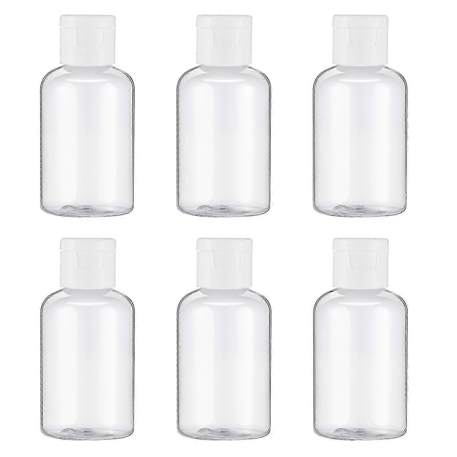 FRCOLOR 6pcs Portable Travel Bottles Refillable Empty Bottles Liquid Cosmetic Container