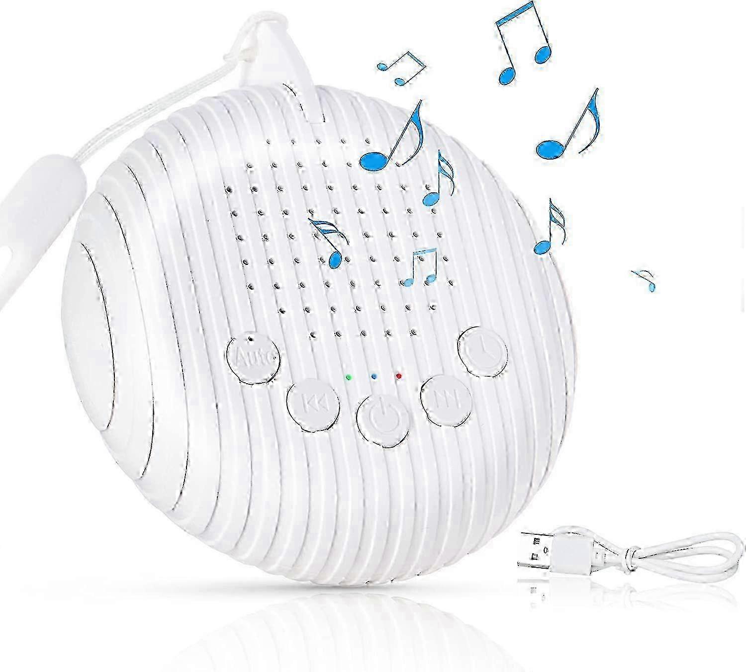 2025 White Noise Machine, Auto Shut-Off Timing Sound Machine, Portable Sleep Aid Device with 10 Relaxing Nature Sounds new