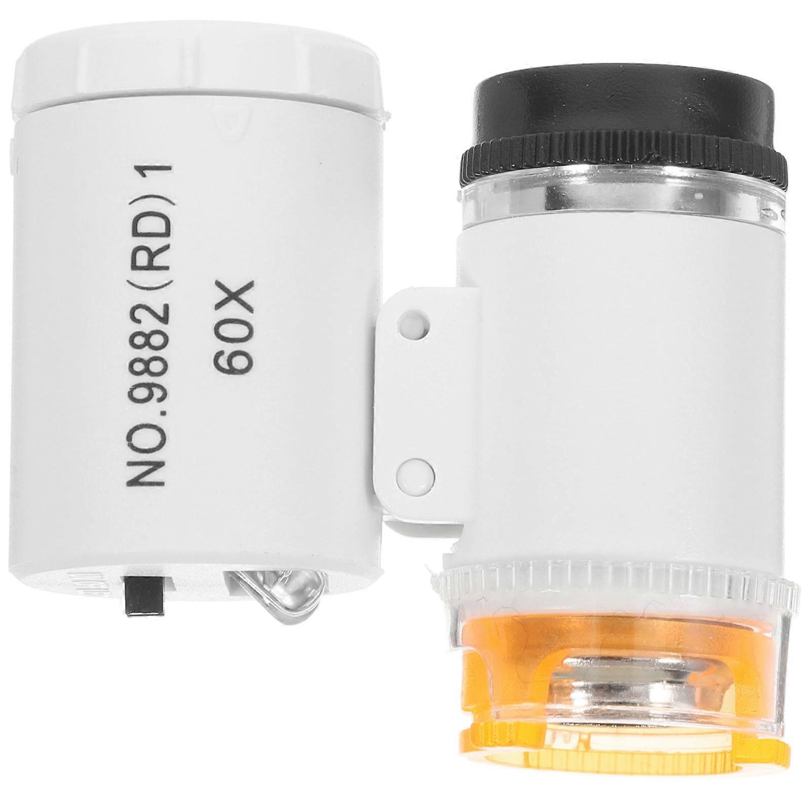 Professional Magnifier Loupe for Magnification 60X Portable Microscope with LED Lights
