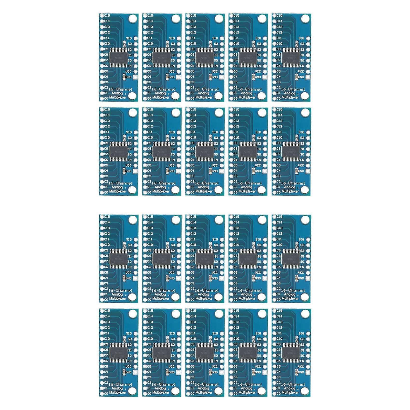 20Pcs 16CH Analogue Multiplexer Module 74HC4067 CD74HC4067 Precise Module Digital Multiplexer MUX Breakout Board