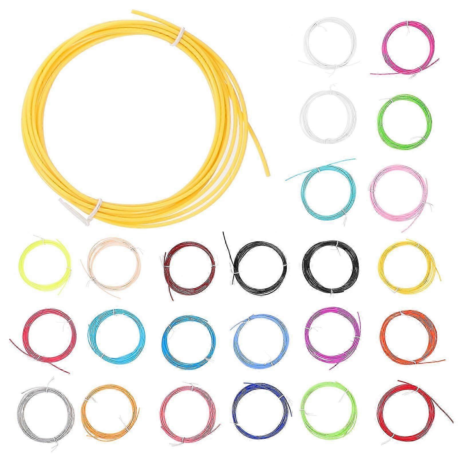 30 pcs Low Temperature Filament 3D Printer Filament 30-colors Filament 1.75mm Filament