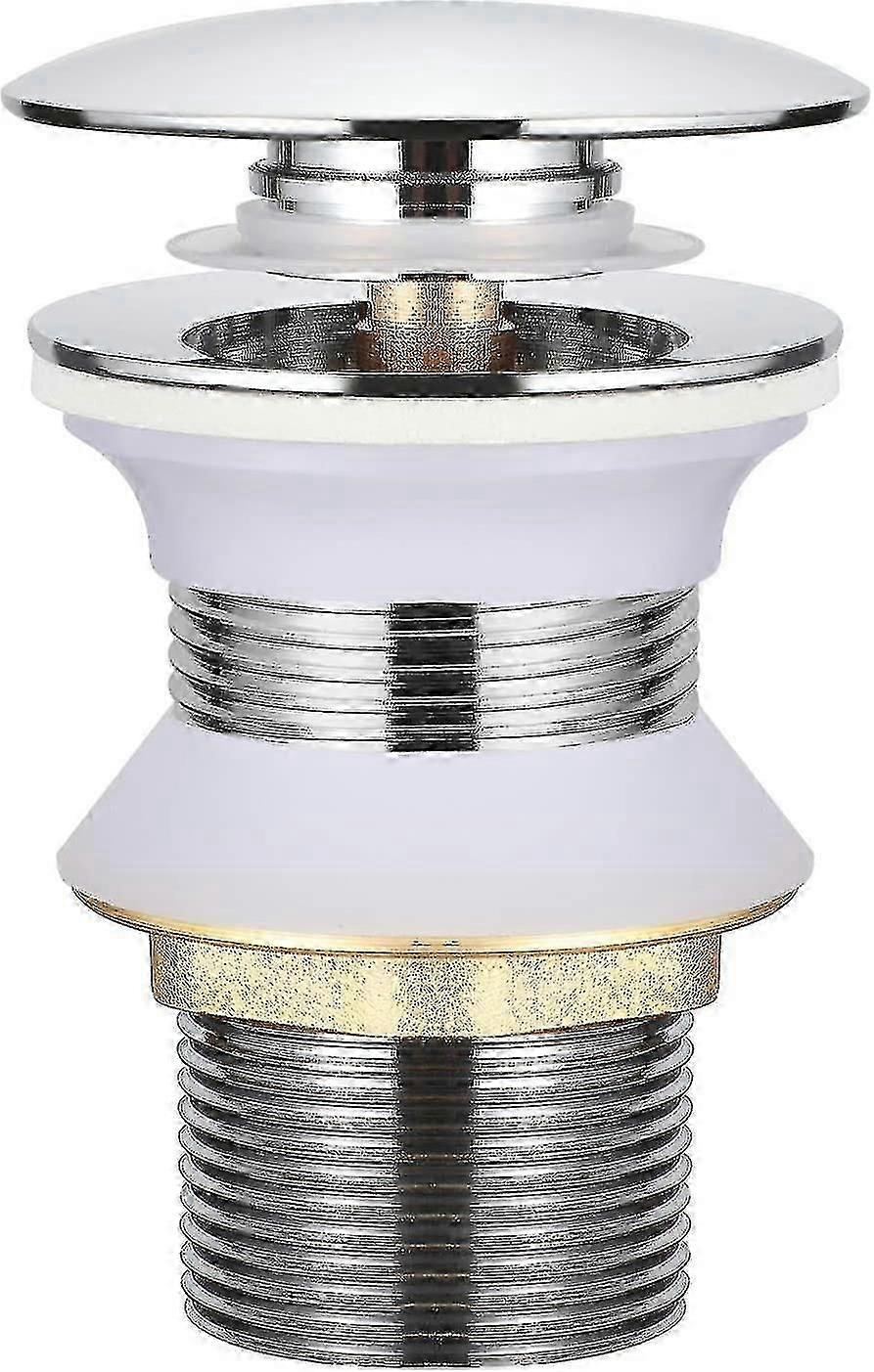 Pop Up Basin Drain Automatic Drain Brass Drain System Ejectable Drain Plug Universal Drain Plug