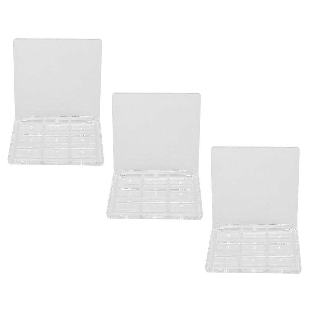 Transparent Eyeshadow Storage Case for Storage 9Pcs Empty Pallet Set