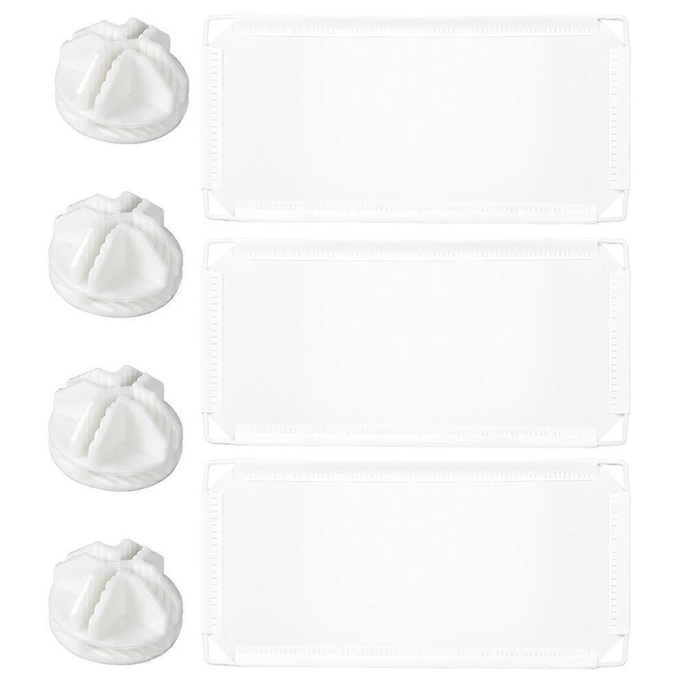 Office Protective Sneeze Guard Shield for Desktop 2Sets Panel Dividers