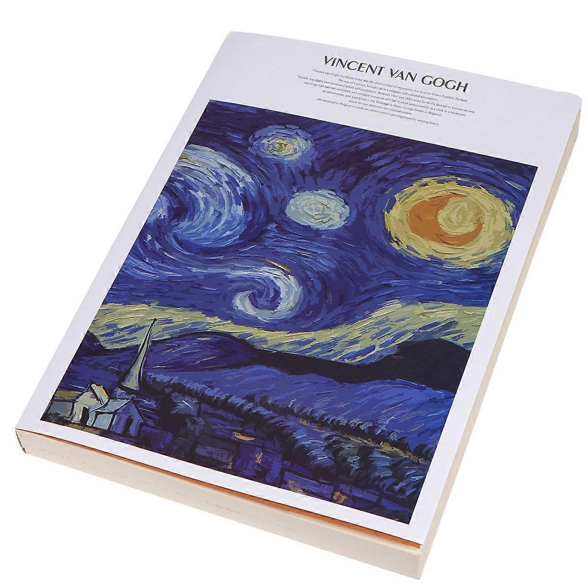 Creative Drawing Sketch Book 3Pcs Thickened Blank Blue Art Notebooks