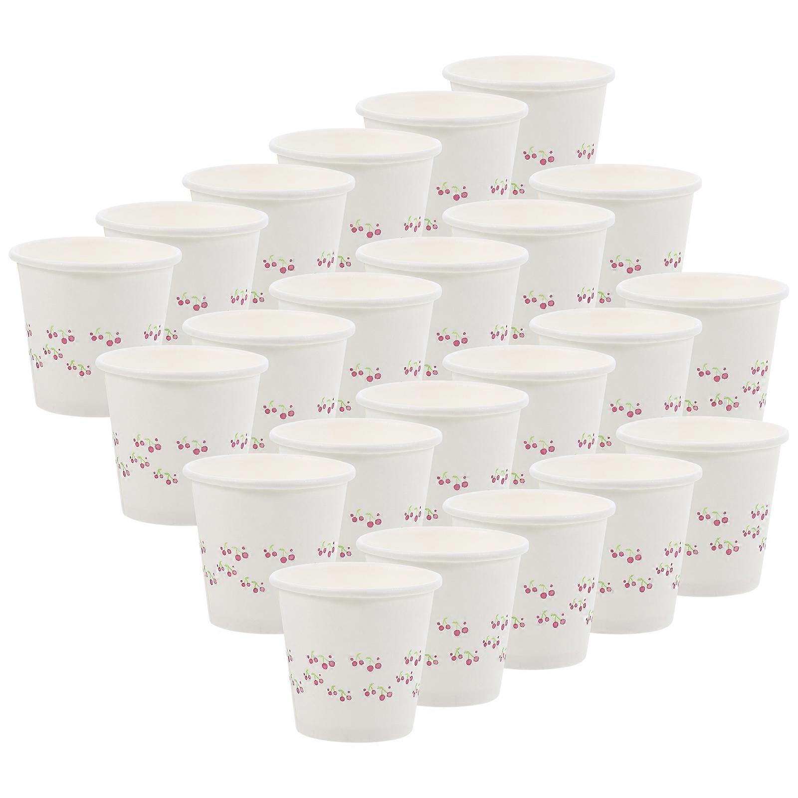 Paper Cups 100Pcs Small Disposable Cups for Beverage Tasting Use