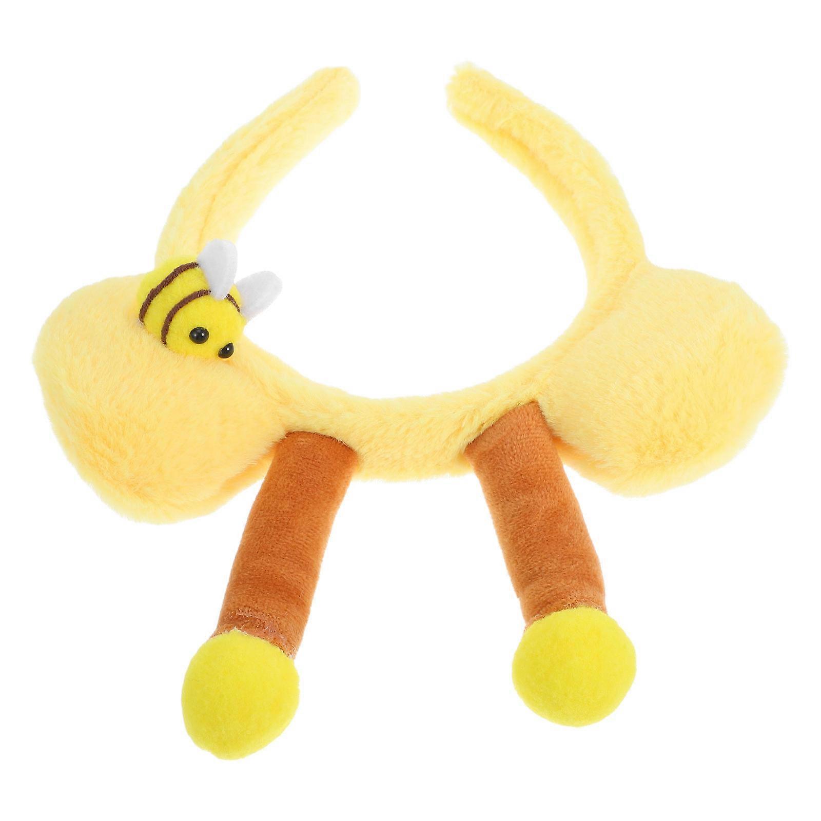 Cute Bear Ears Headband for Decoration with Bee Antenna