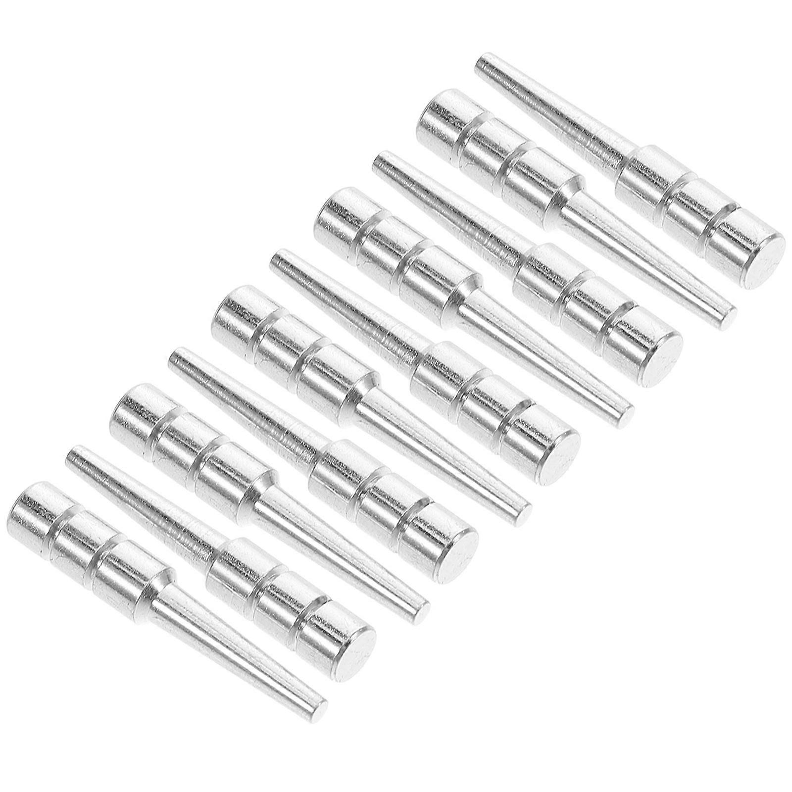 Silver Metal 10Pcs Cribbage Pegs for Convenient Game Scoring Tasks