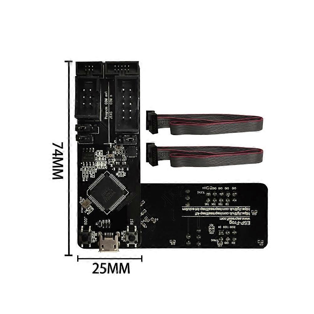 ESP-Prog Development Board Firmware Downloads 2.54mm JTAG Debug Program Downloader Compatible for ESP32 Supporting Cable
