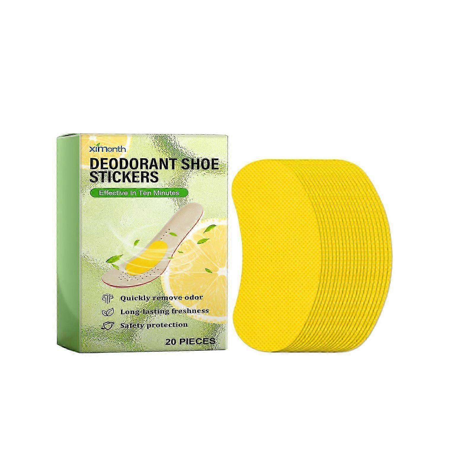 Fresh Plant-Based Sneaker Deodorant Stickers - Long-Lasting Odor Elimination