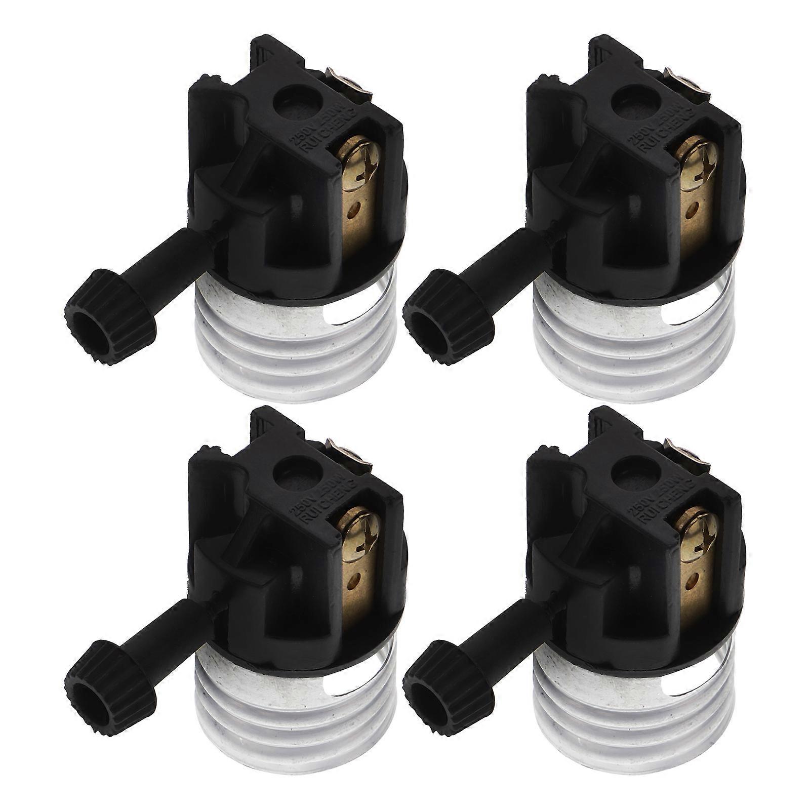 4pcs E26 Light Bulb Socket Holder Lamp Base