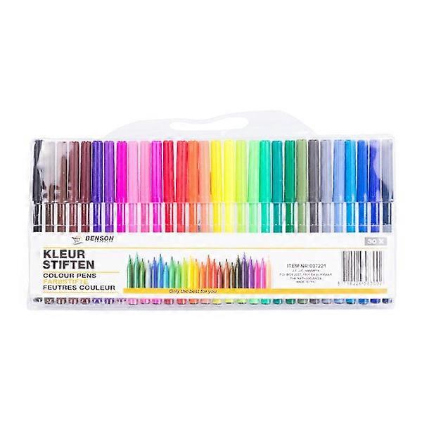 Marker pens - 30 different colors multicolor