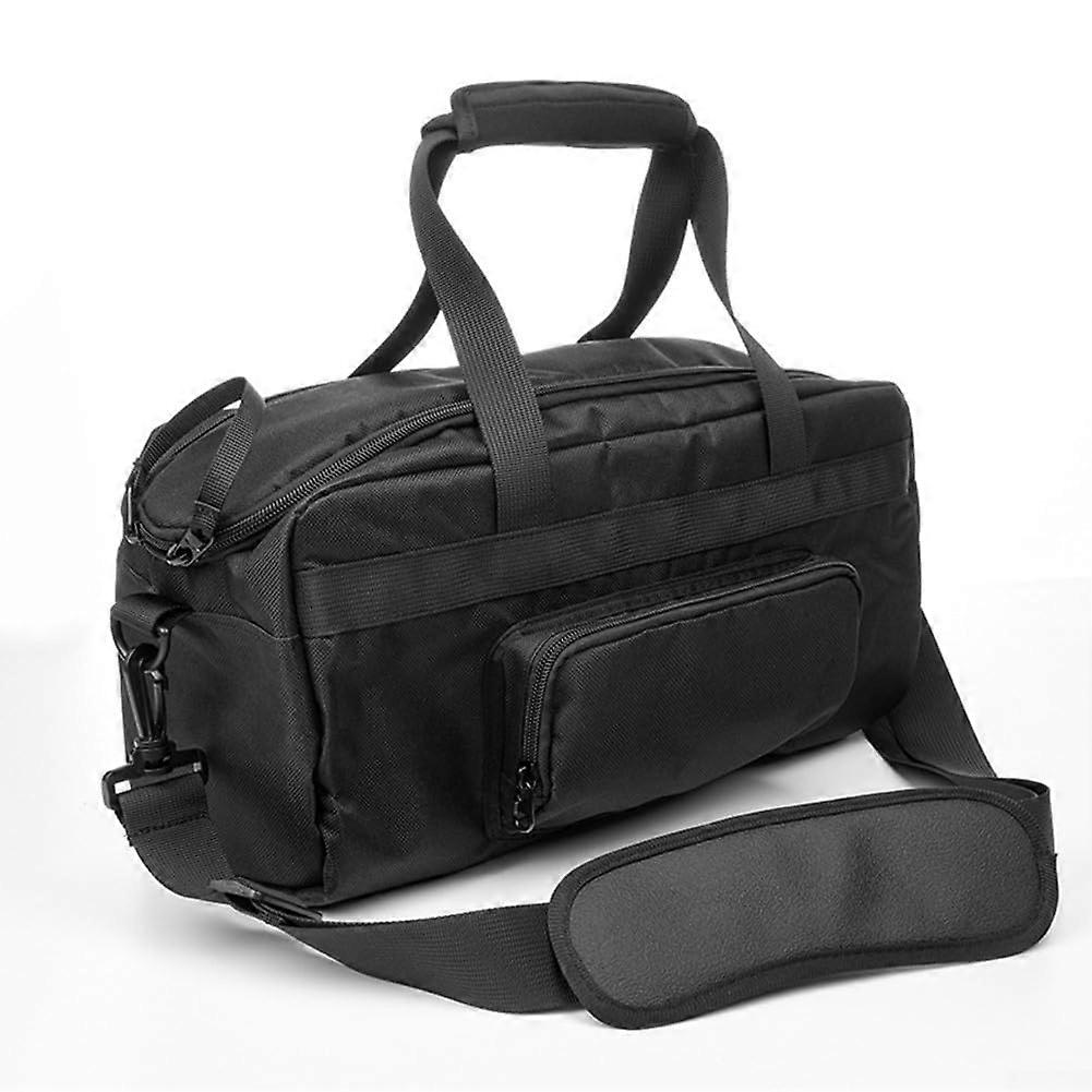 Shockproof Nylon Storage Case For 13 Speakers With Double Zipper Portable Carrying Bag 31x24x10 cm