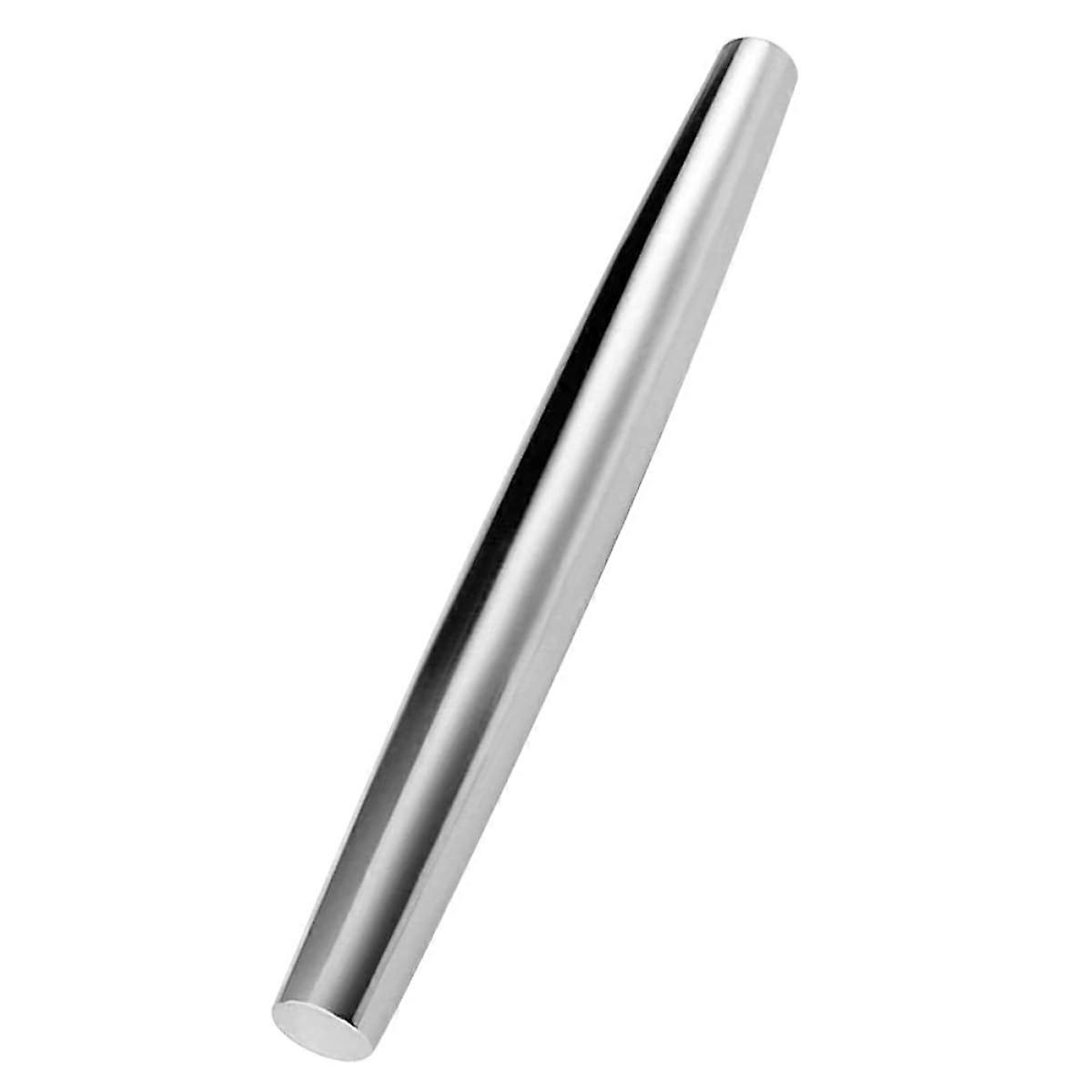 Stainless Steel Rolling Pin Nonstick RustResistant Dough Roller for Baking and Pastry 33cm