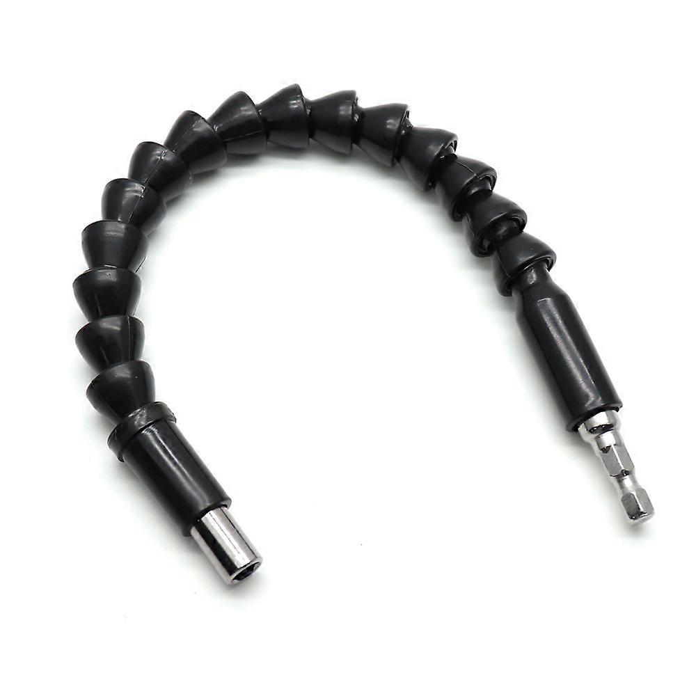 Flexible Drill Bit Extension 11.7 Inch, 1/4 Inch Hex Shank, Magnetic Flexible Shaft for Tight Spaces