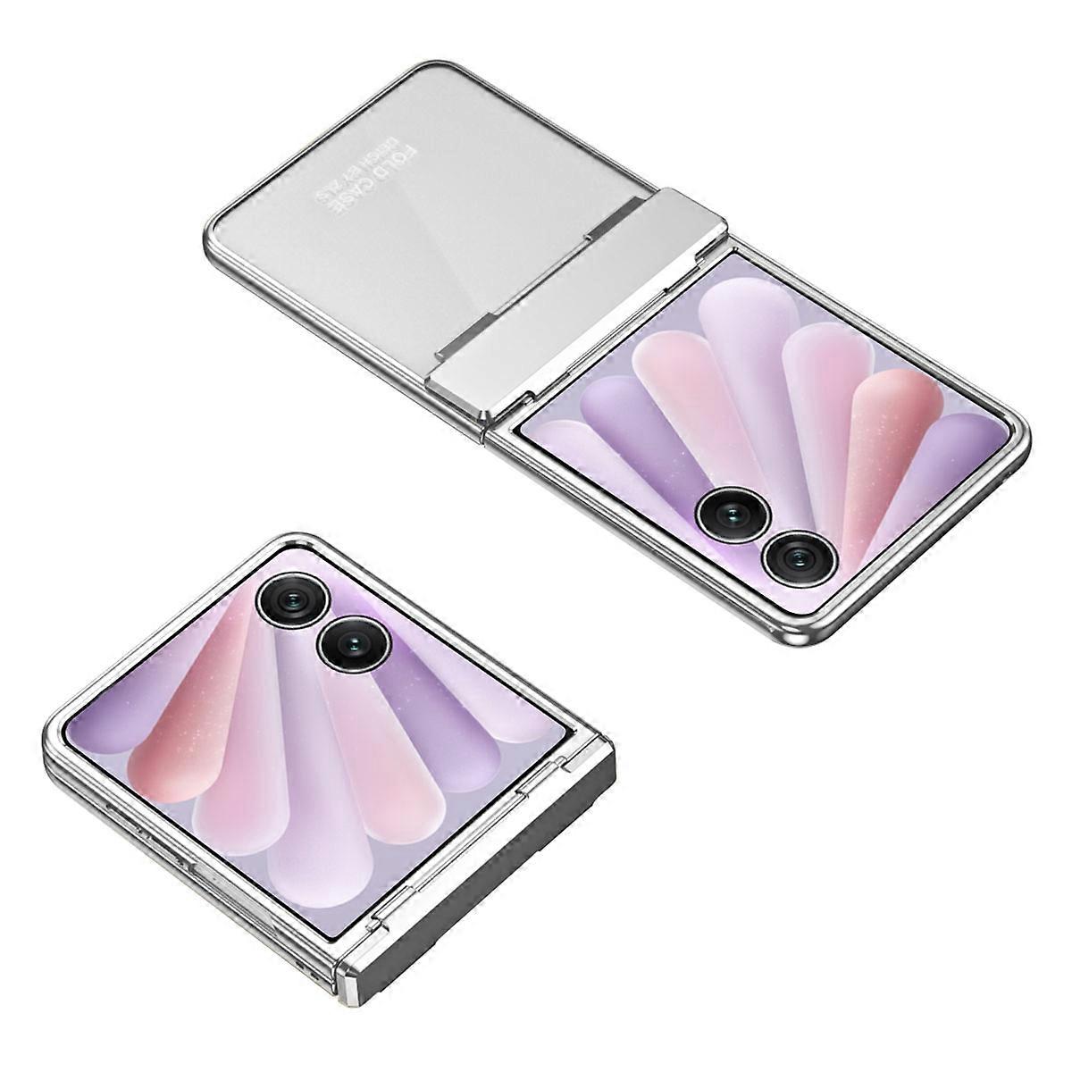 For Honor Magic V Flip 2 Case Electroplating PC Folding Phone Cover