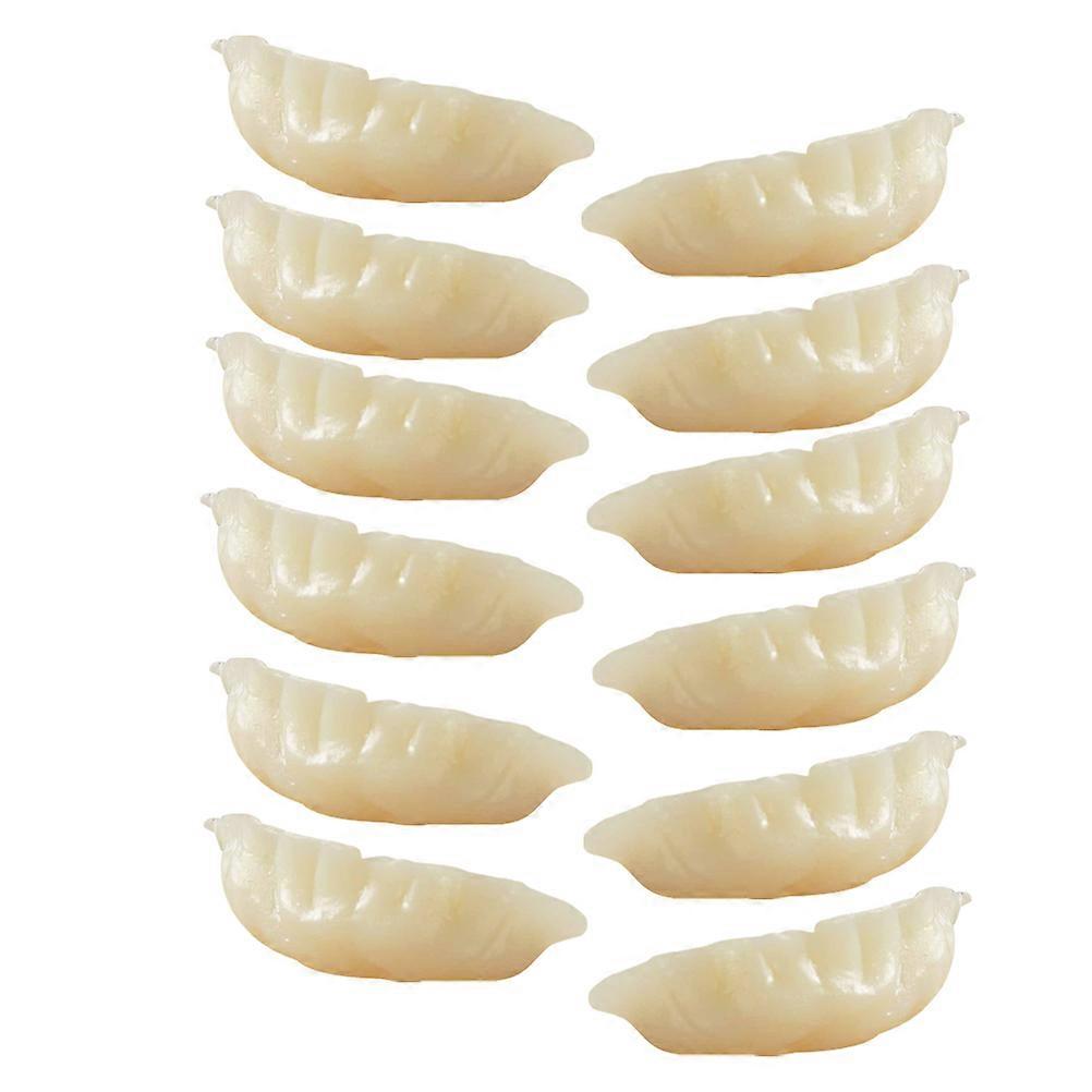 Mini Dumplings Simulation Dumpling Model for Decoration 12Pcs