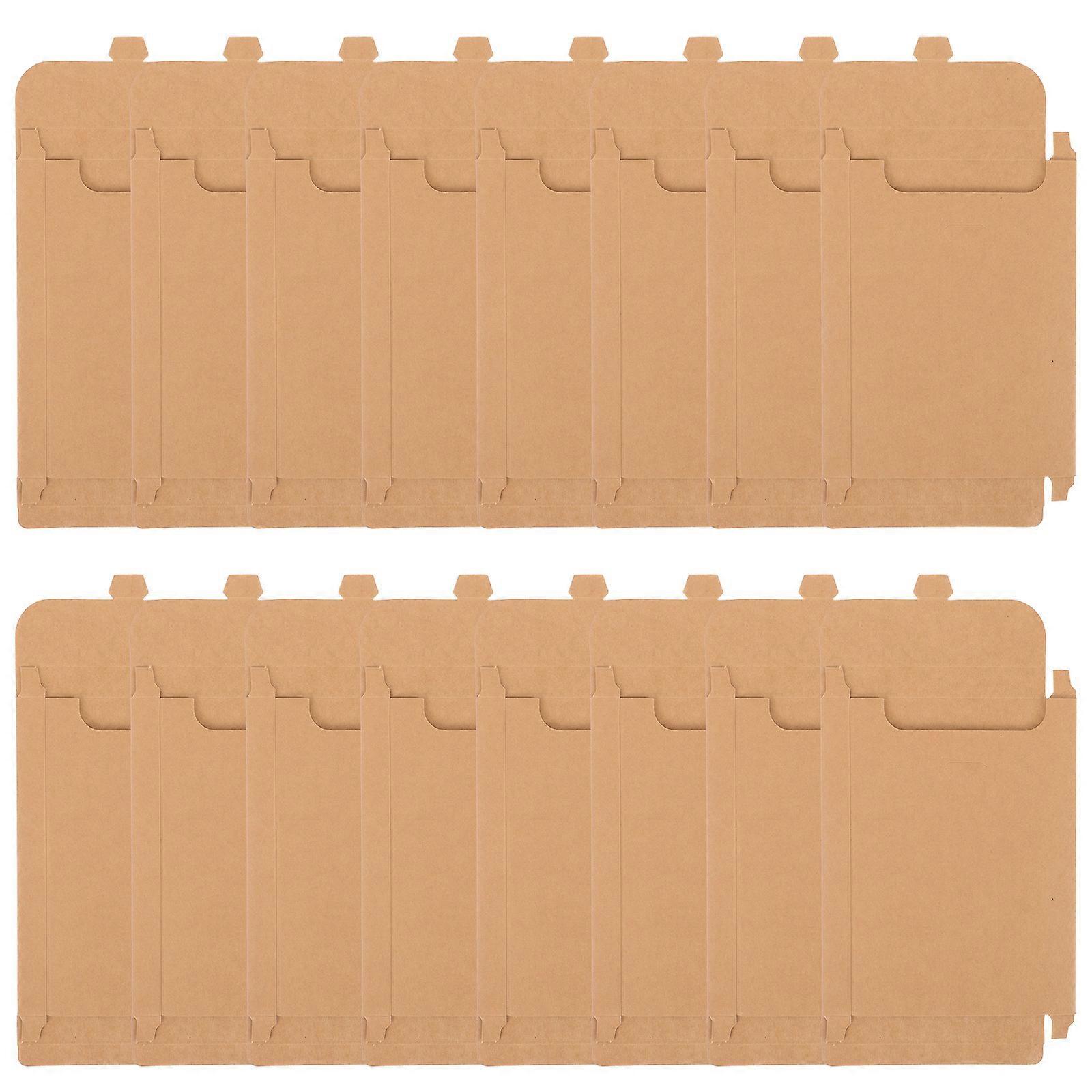 Postcard Packaging Box Kraft Paper Storage Box for Home 80Pcs