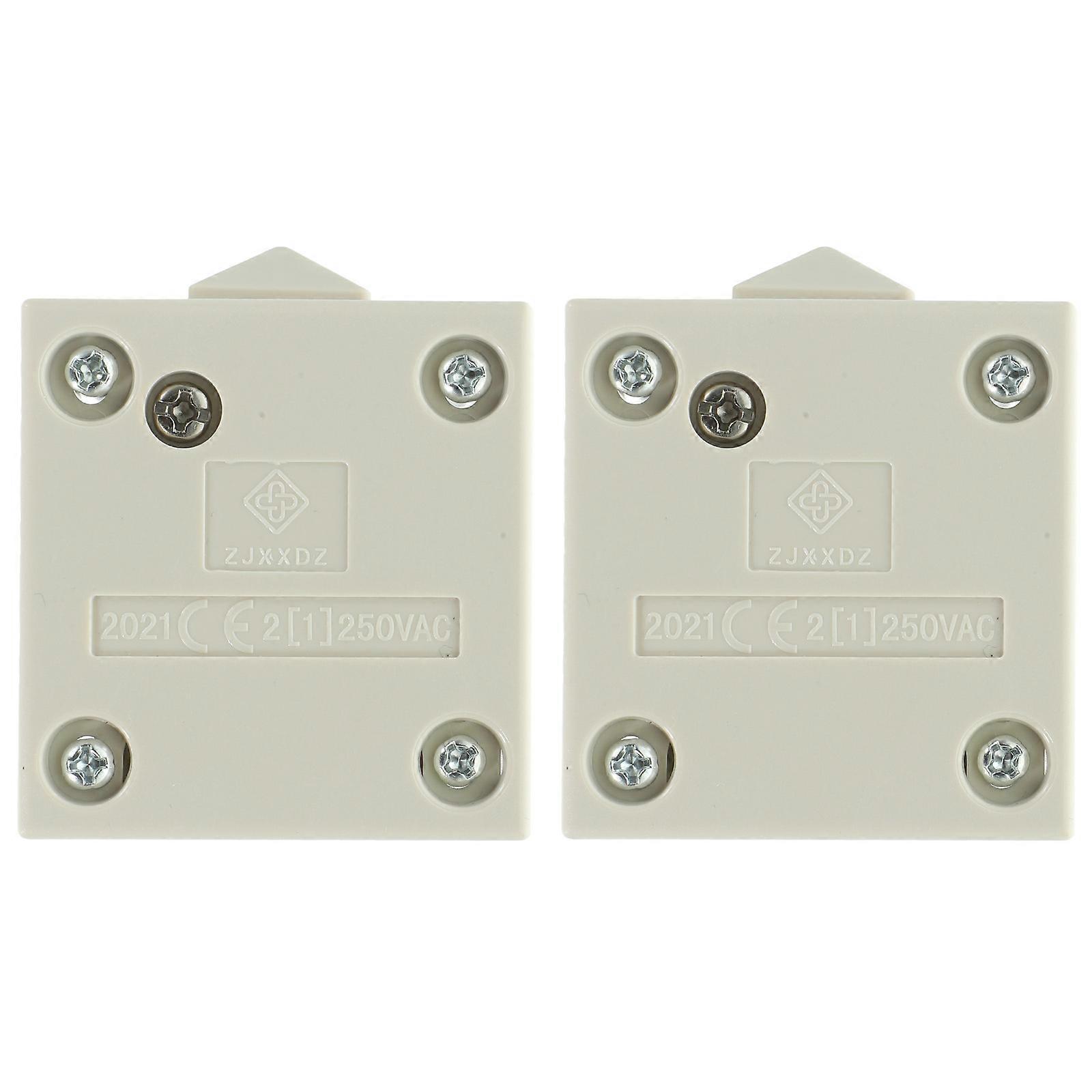Automatic Light Switch Wardrobe Lighting Motion Activated Closet Light ABS Material Rectangular Shape 2Pcs