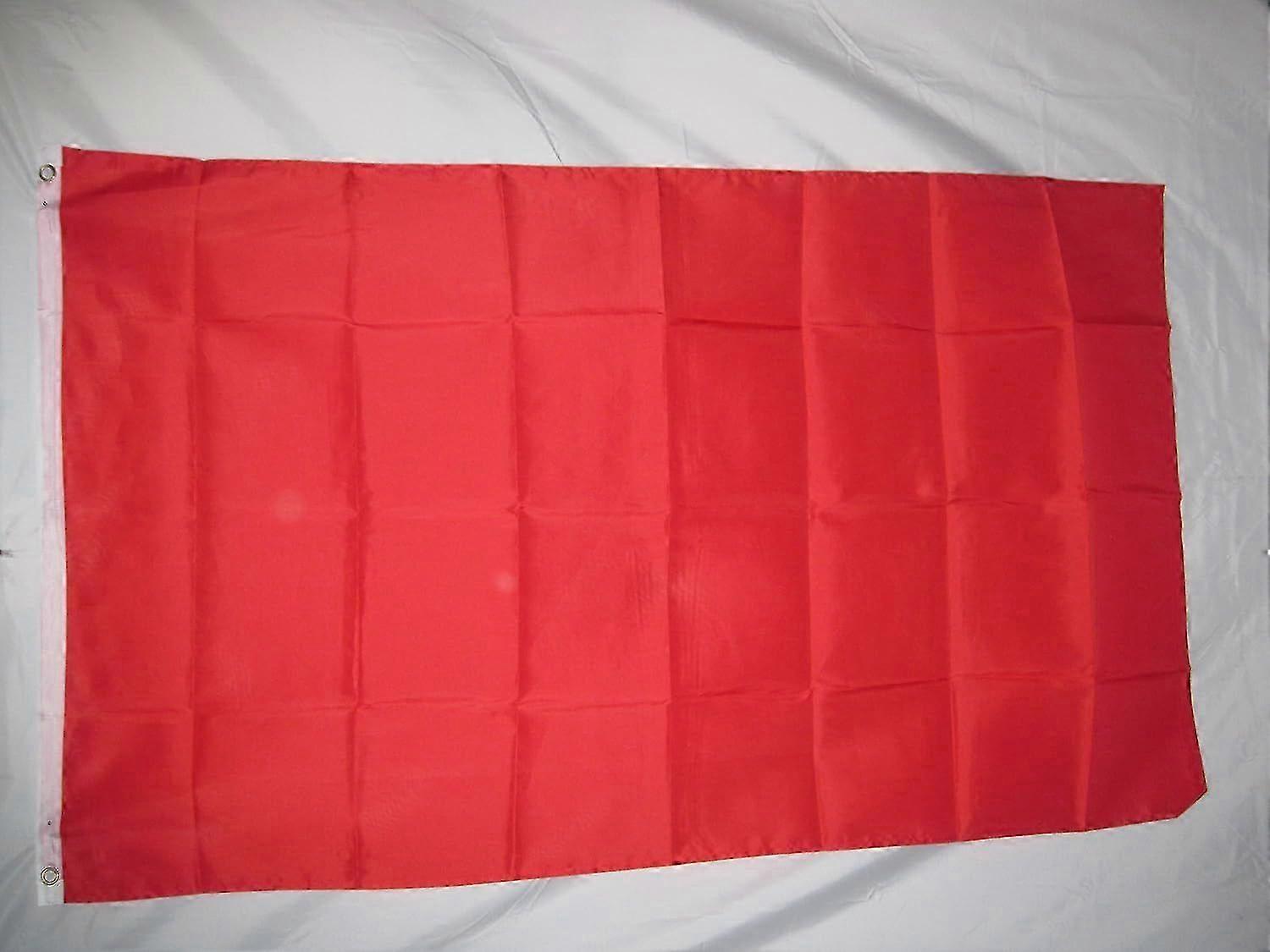 Rote einfarbige Ft-Flagge Uu 1091
