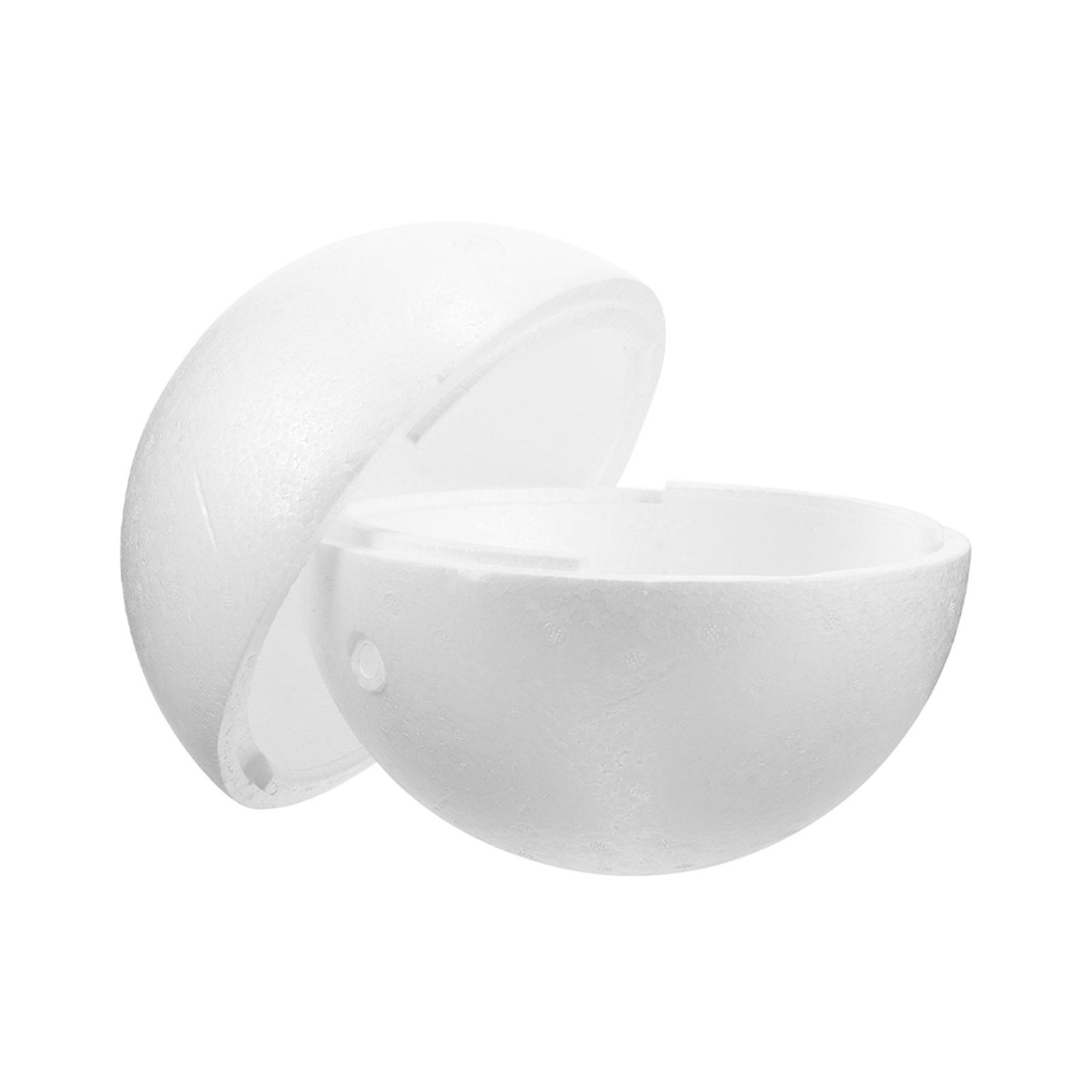 White Foam Ball Large Foam Circle Ideal for DIY Crafting