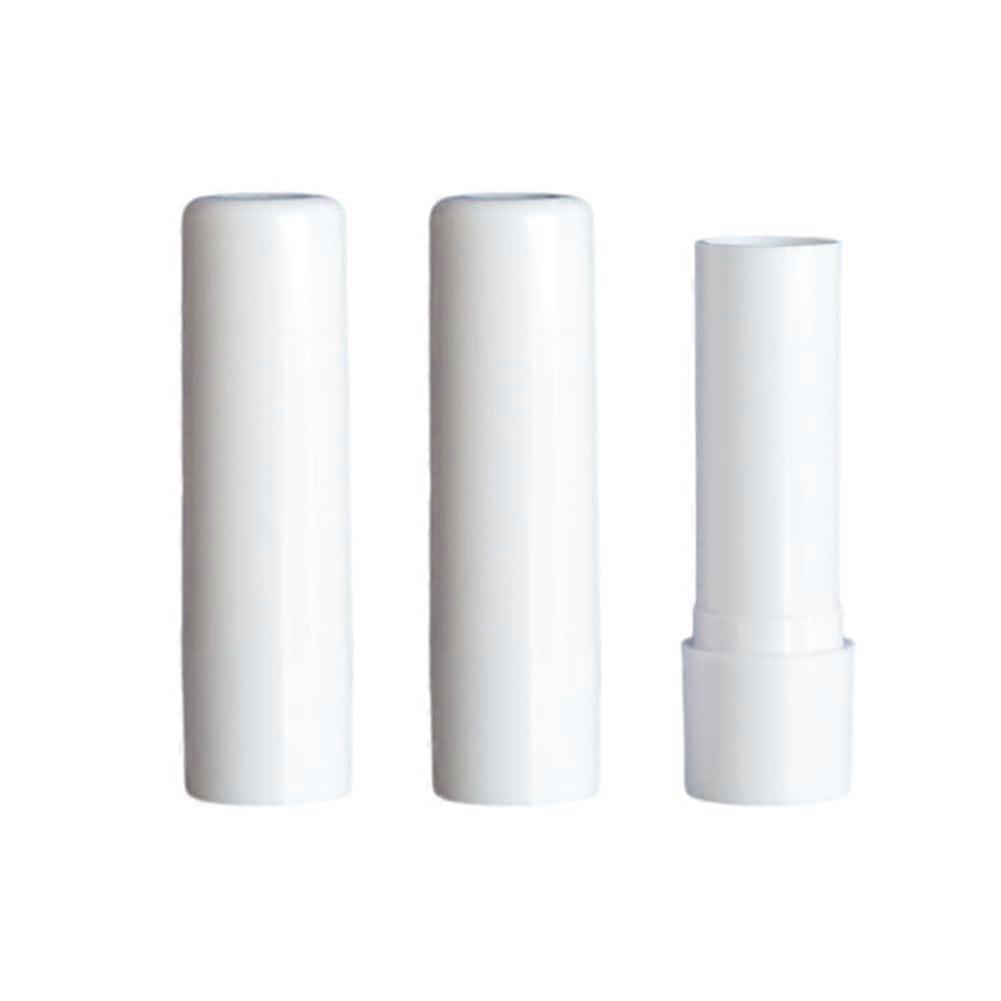 3 PCS White Plastic TwistUp Lip Balm Tubes Empty Containers for DIY Cosmetics