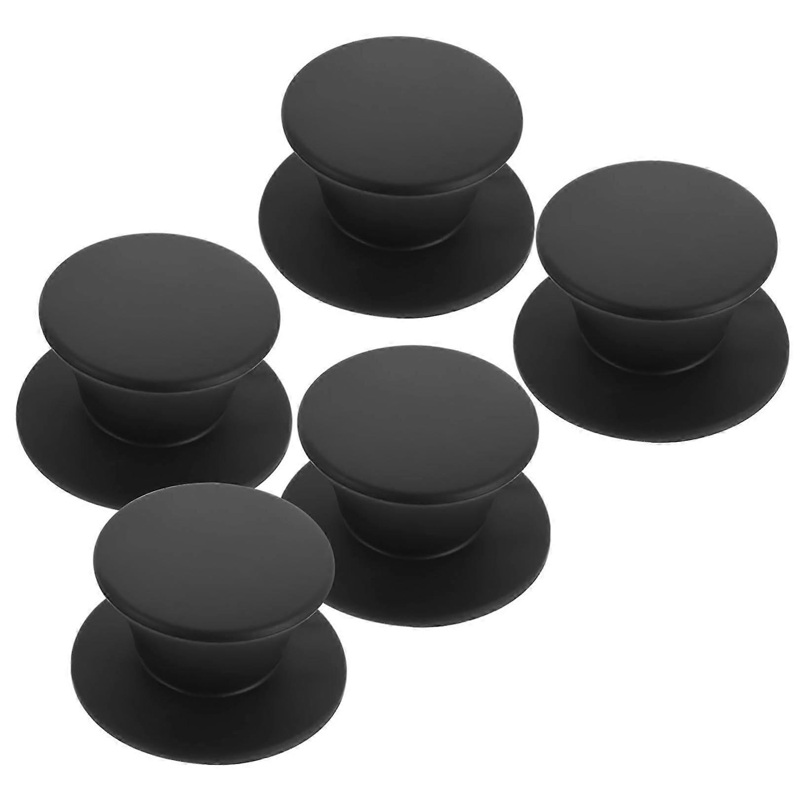 5pcs Silicone Pot Lid Knobs Heat Resistant Ergonomic Grip Universal Replacement Handles for Cookware Lids
