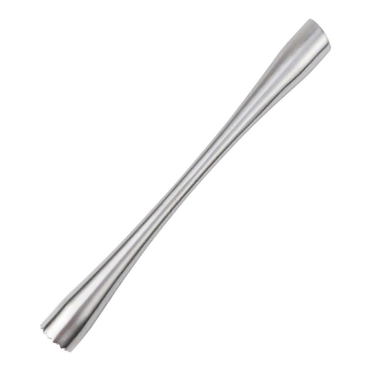 Stainless Steel Cocktail Muddler with Flat Crusher End Bartender Tools for Mixing Drinks