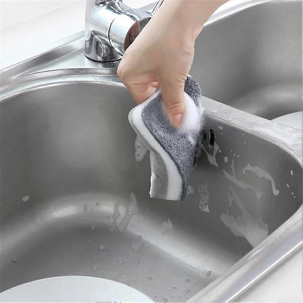 Kitchen Cleaning Sponge Set 5 Pack DualSided  Density Dishwashing with Rich Foam