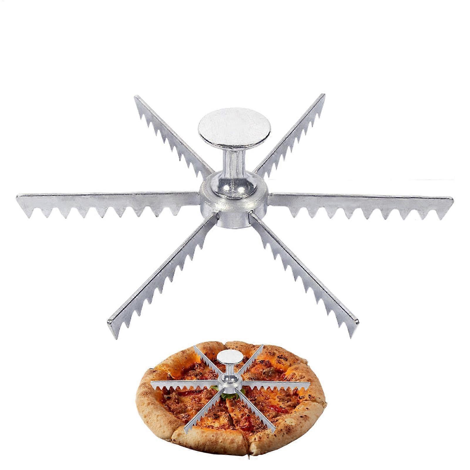 Adjustable Pie and Cake Cutter with Precision Portion Divider for Pizza and Square or Round Cakes