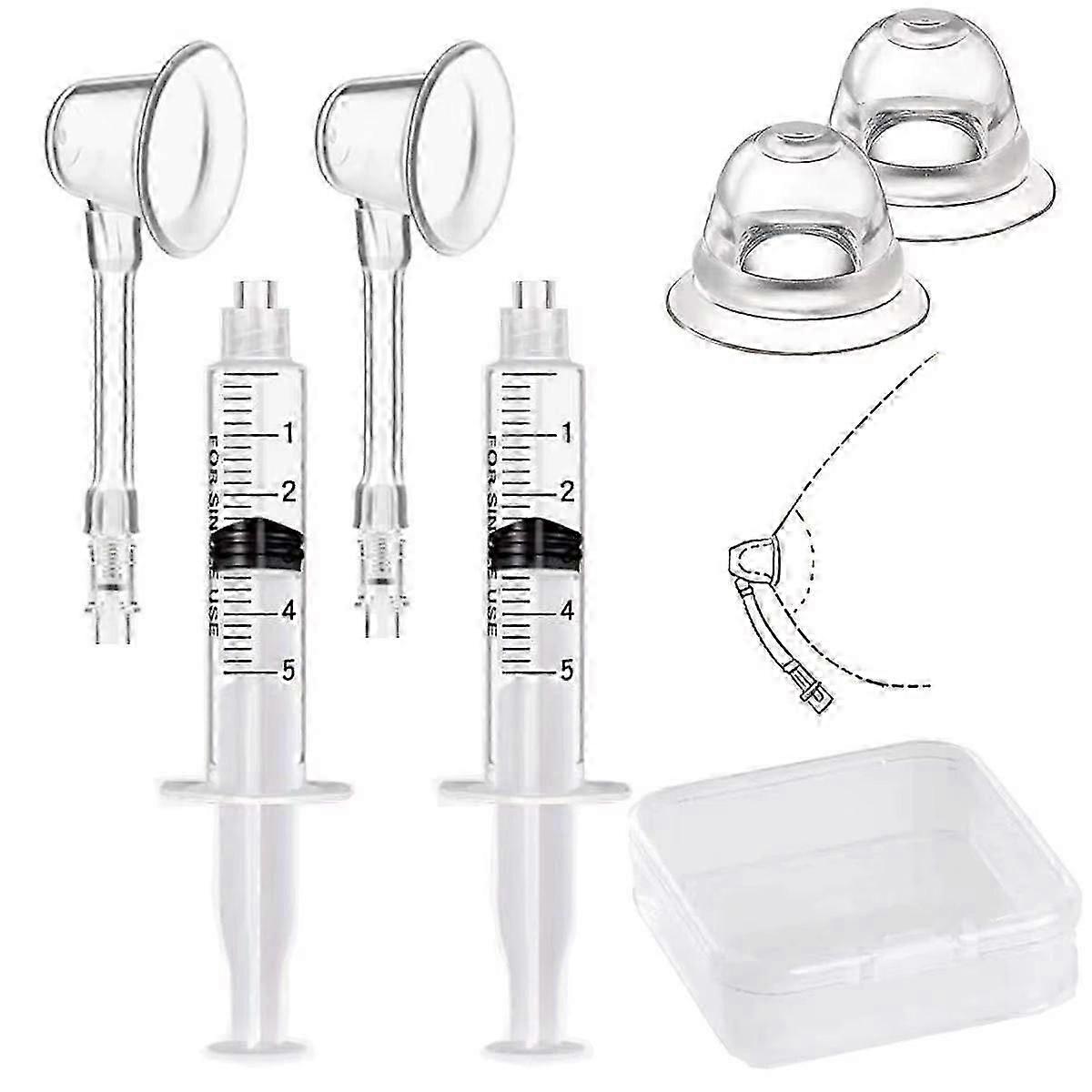 Nipple Corrector for Flat & Inverted Nipples Feeding Aid 1 Set-JK