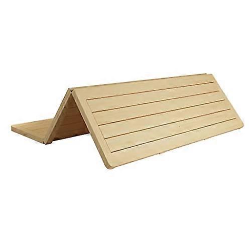 Solid Wood Folding Bed Frame with Slats, SpaceSaving Noise Design, 1350x1900mm One Color