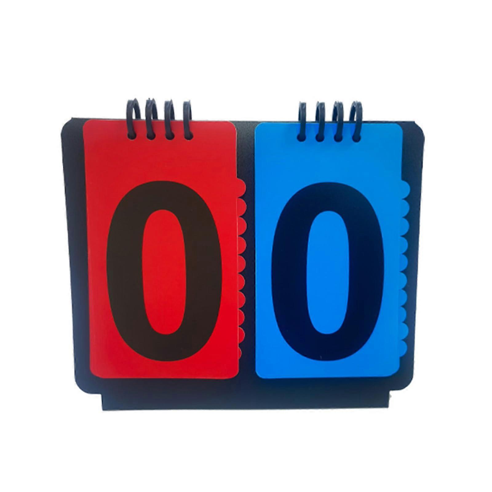 Portable Tabletop Scoreboard with Clear Number Display, Waterproof Folding Design for MultiSport Games