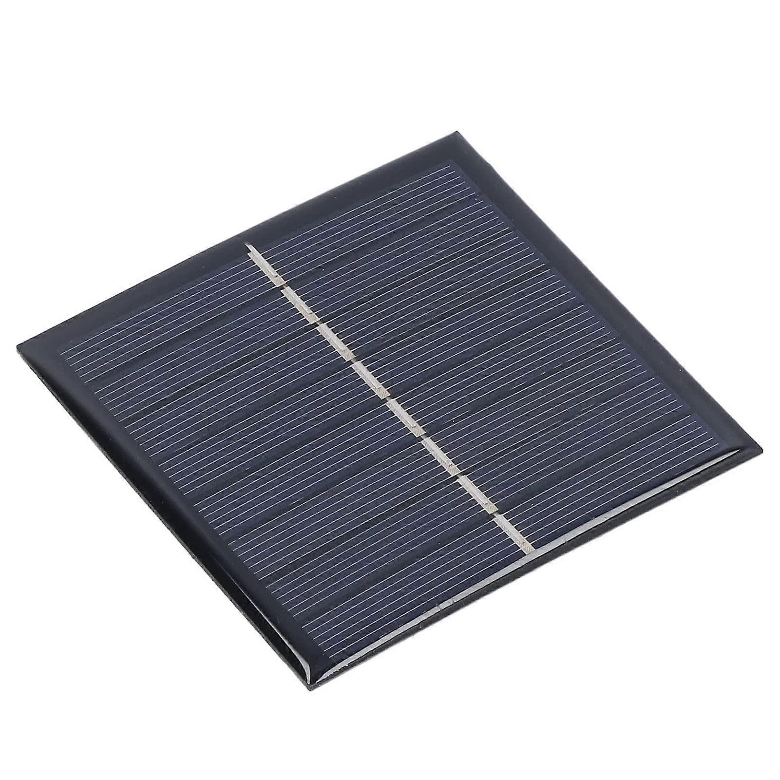 1W 4V Portable Solar Panel Charger for AA Batteries, Lightweight Polycrystalline Solar Panel for Camping