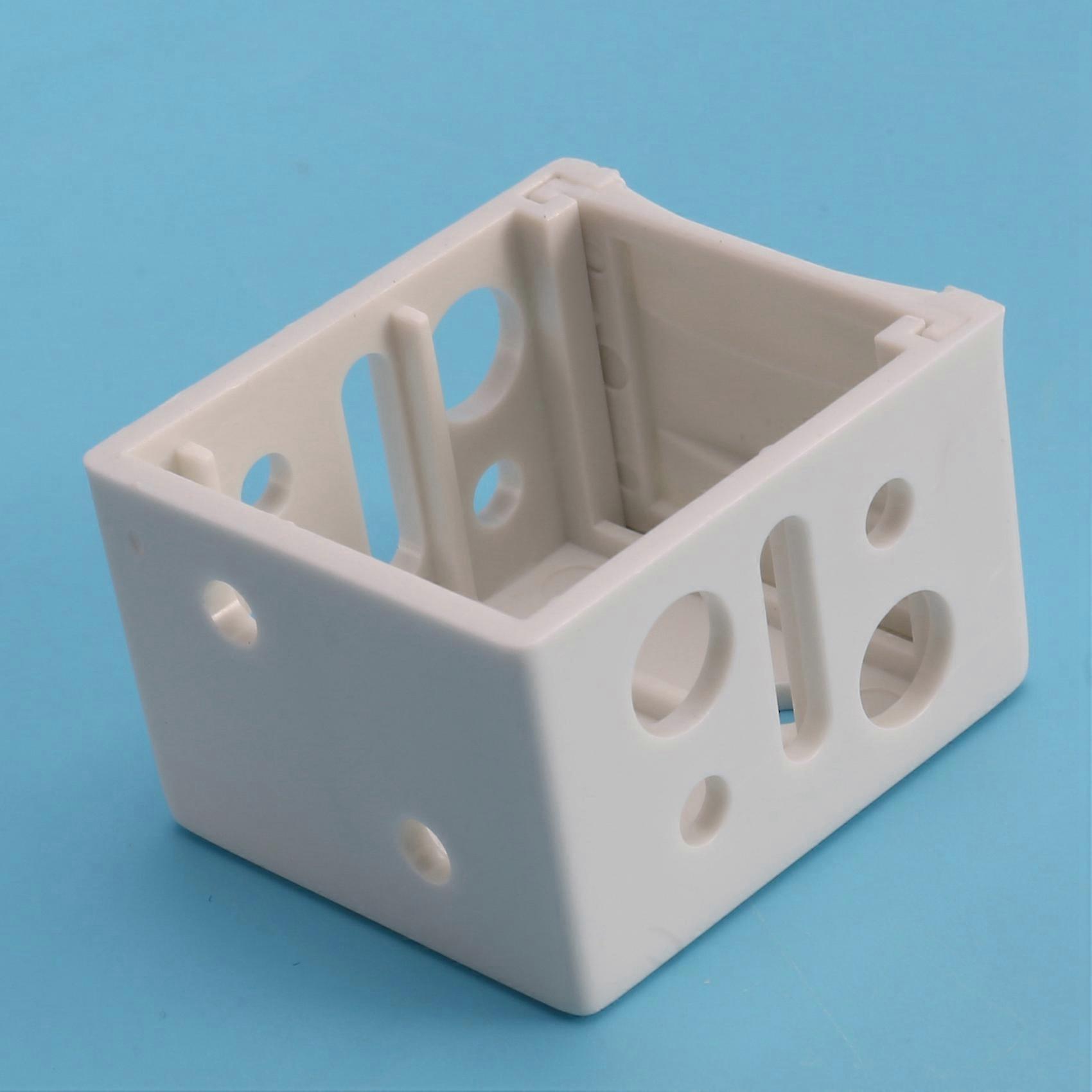 1 Inch Blind Brackets White Profile Box Mounting Bracket Window Blinds Headrail Bracket (16)